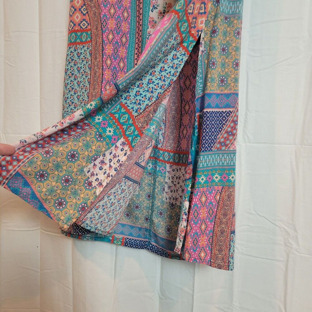 Tolani Boho Patchwork Lightweight Maxi Skirt Wome… - image 5